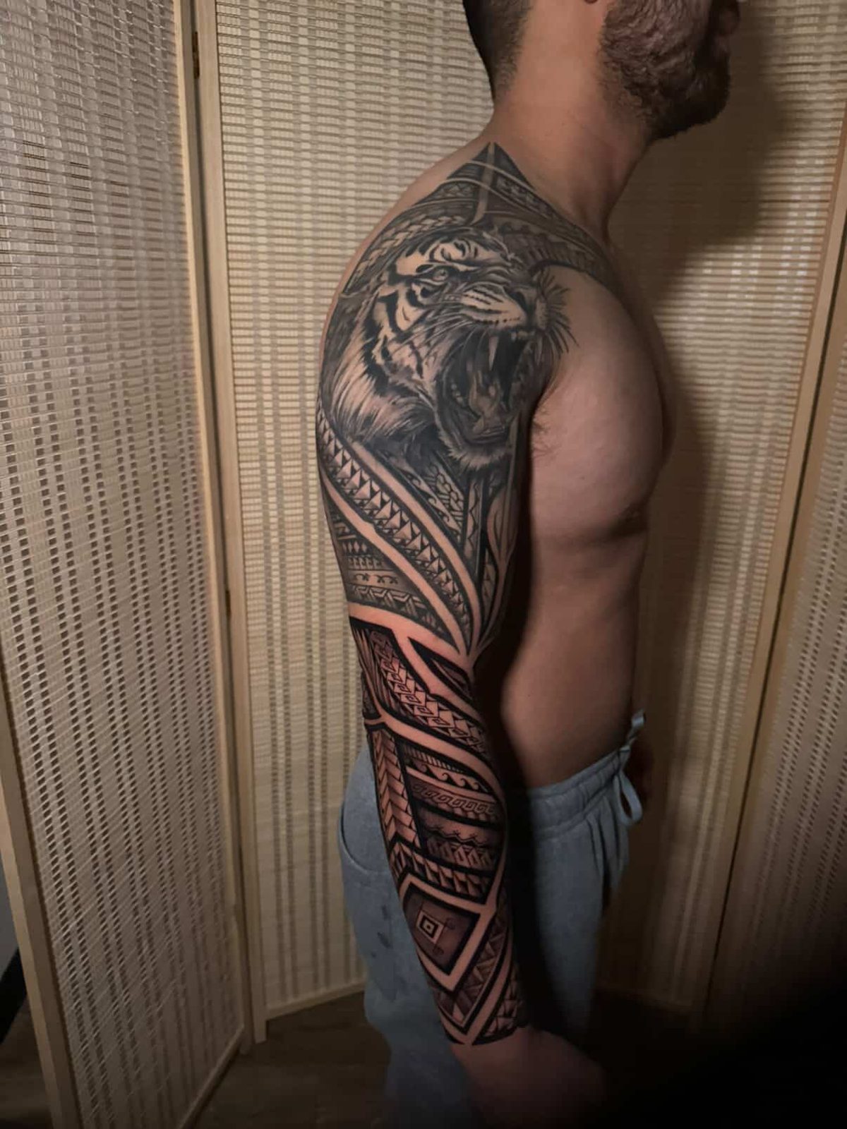Tattoo by Noodles — Red Buddha Tattoo (piece 2 of 21)