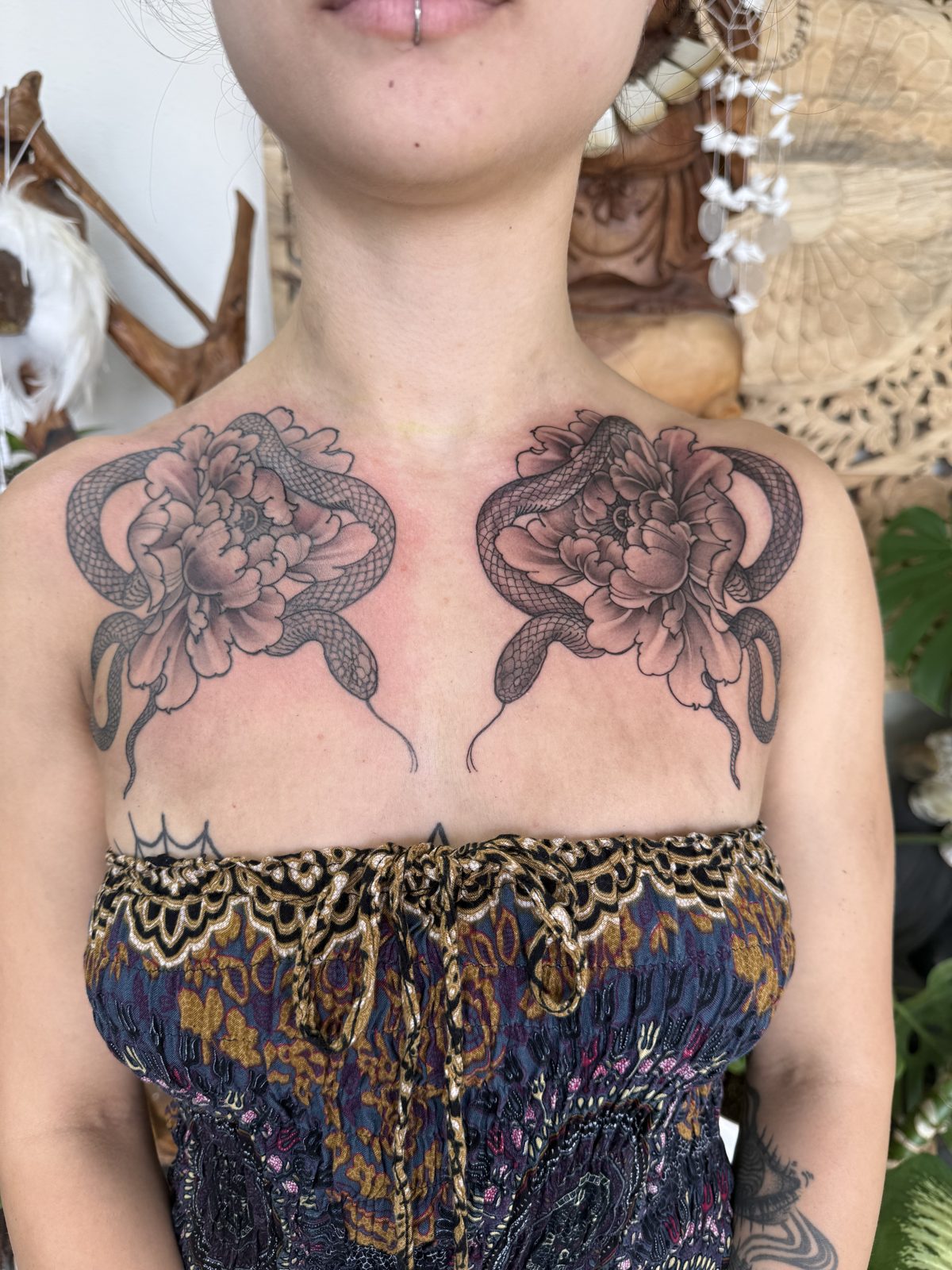 Tattoo by Noodles — Red Buddha Tattoo (piece 7 of 21)